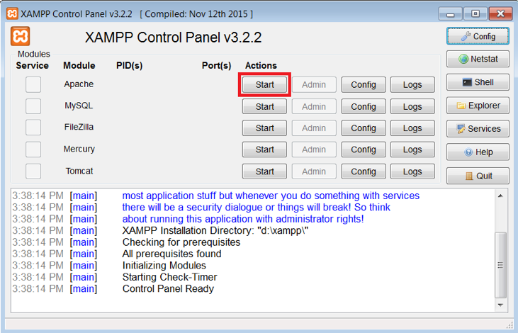 Xampp control panel download free